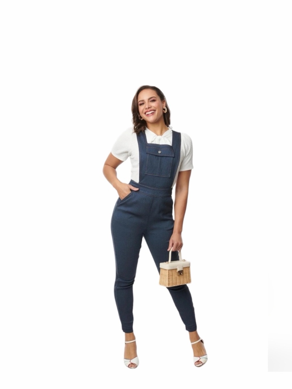 NWT Unique Vintage Skinny Overalls